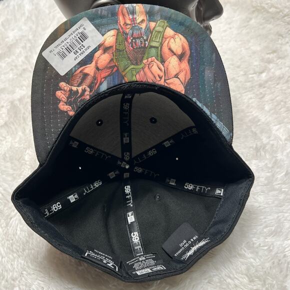 NEW ERA BATMAN HAT BANE SHATTERED THE DARK KNIGHT SIZE 7 3/4 - Picture 6 of 9